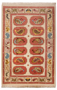 Perzisch tapijt - Tabriz - Royal - 109 x 99 cm - veelkleurig