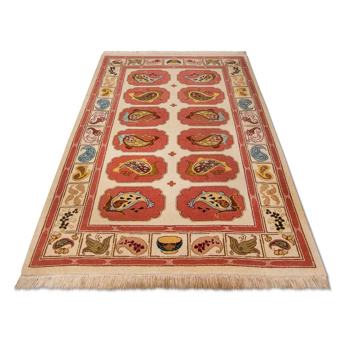 Perzisch tapijt - Tabriz - Royal - 109 x 99 cm - veelkleurig