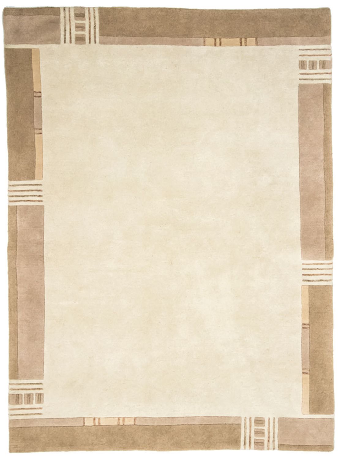 Nepal tapijt - 241 x 175 cm - beige