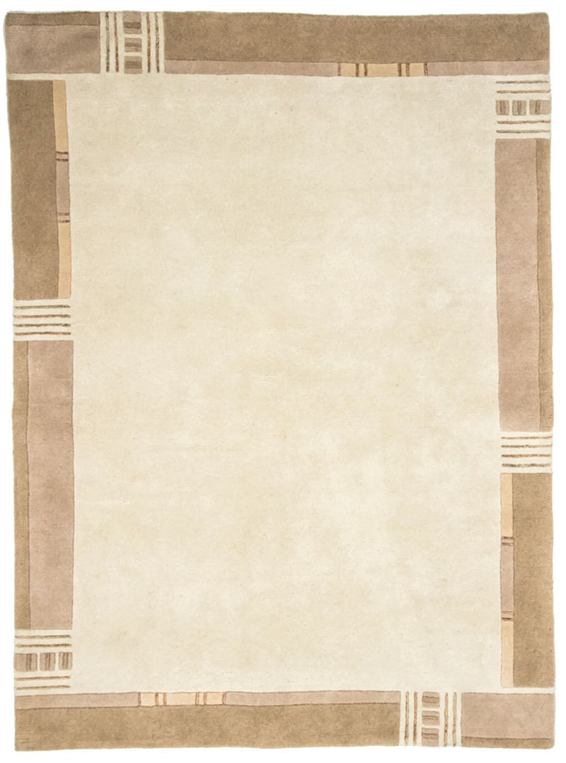 Nepal tapijt - 241 x 175 cm - beige
