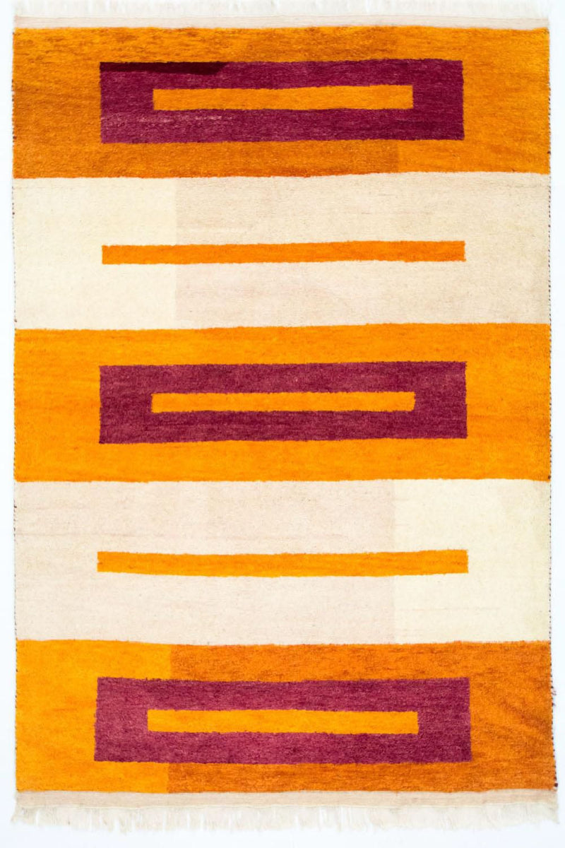 Gabbeh tapijt - Indus - 197 x 140 cm - veelkleurig