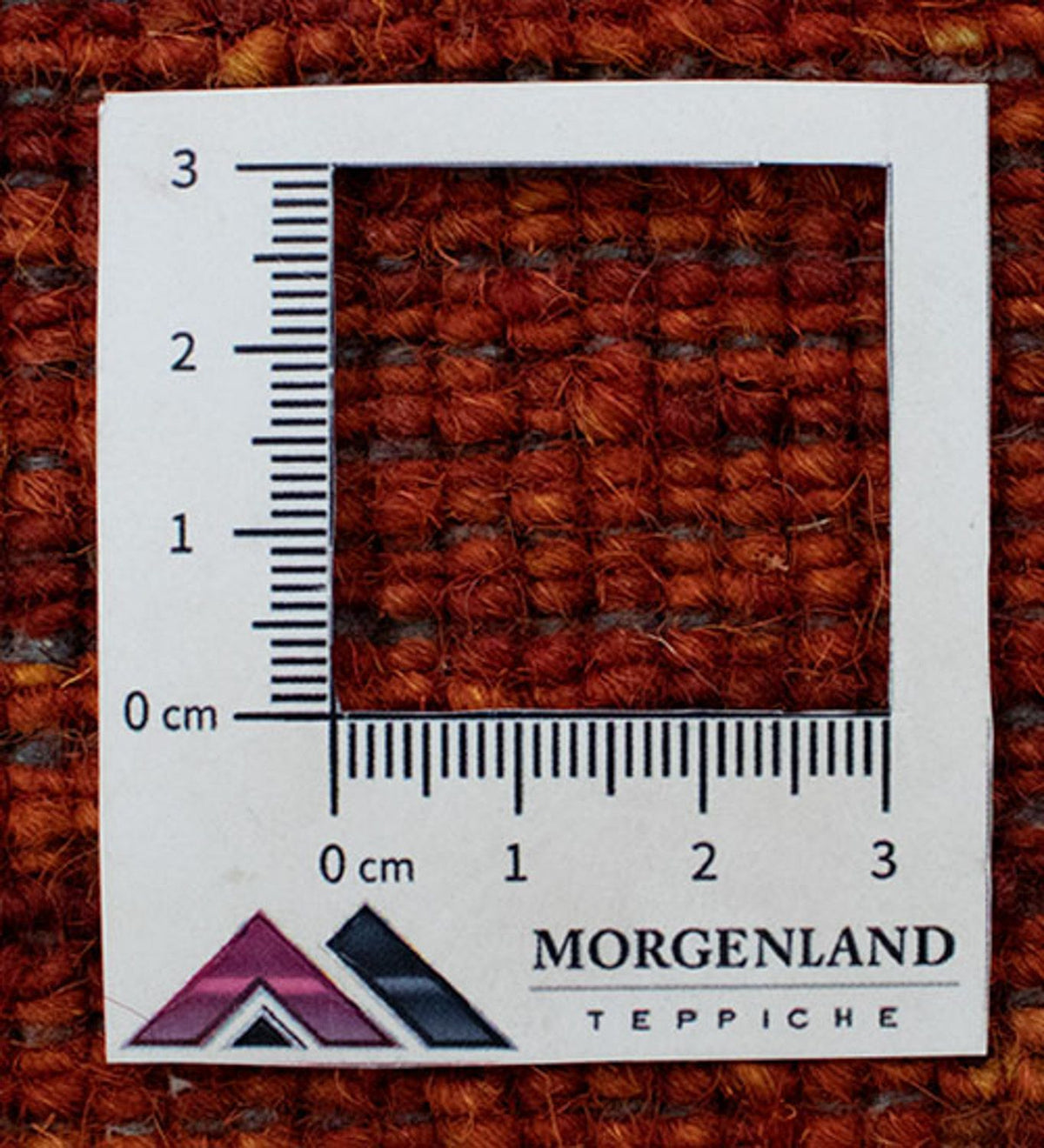 Wollen tapijt - 112 x 60 cm - roest