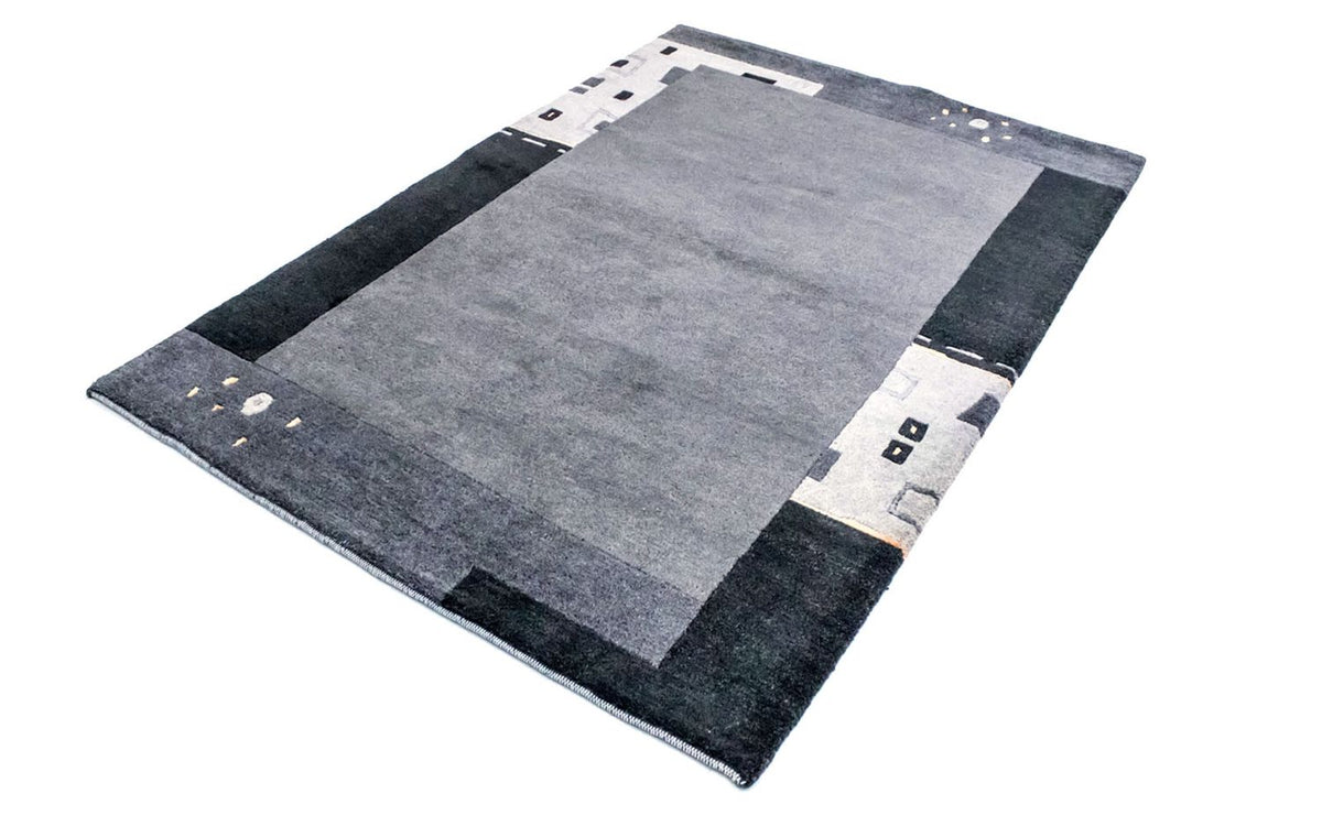 Nepal tapijt - 180 x 124 cm - zilver