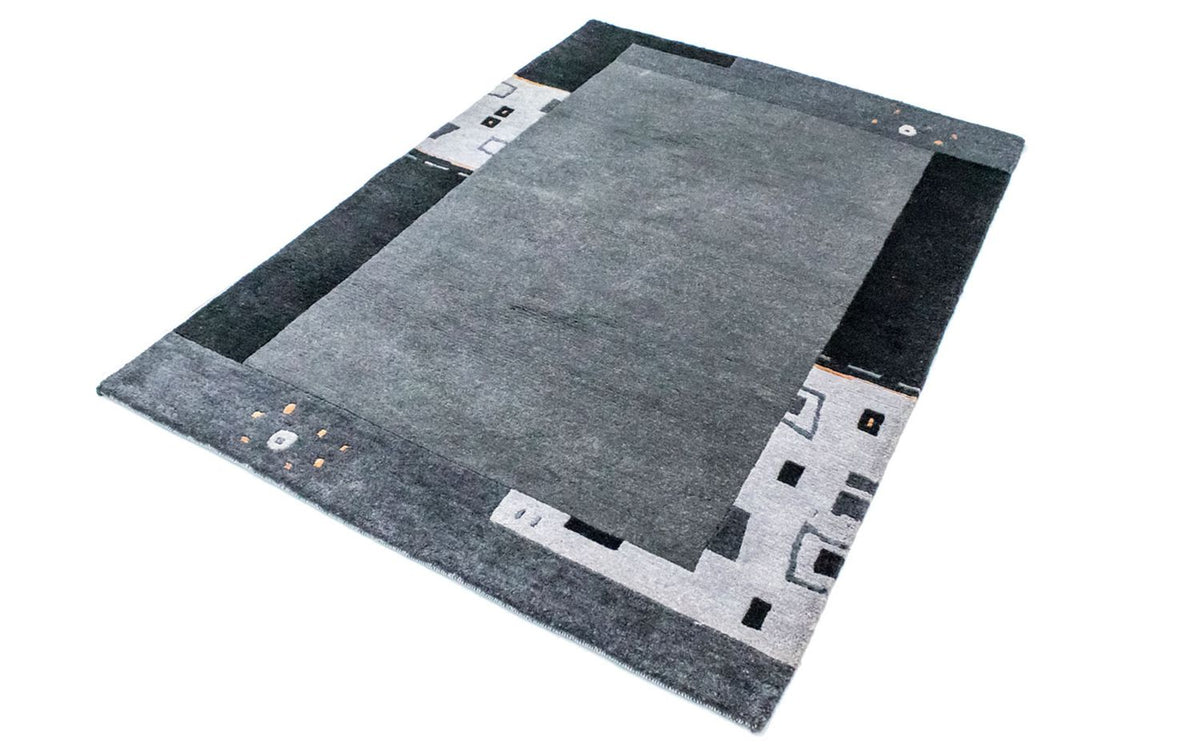 Nepal tapijt - 180 x 124 cm - zilver