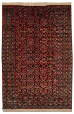 Afghaans tapijt - Bukhara - 191 x 123 cm - licht rood