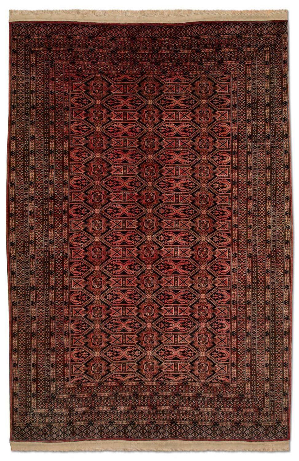 Afghaans tapijt - Bukhara - 191 x 123 cm - licht rood