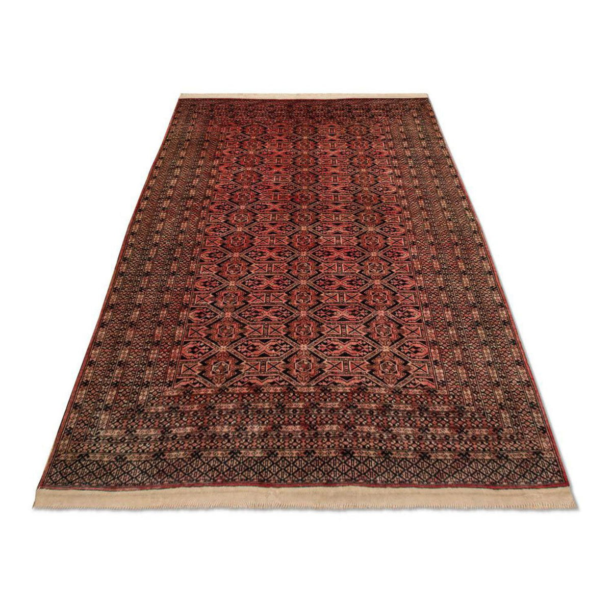 Afghaans tapijt - Bukhara - 191 x 123 cm - licht rood