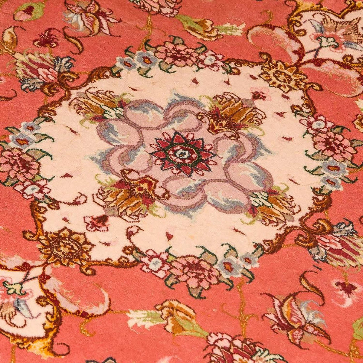 Perzisch tapijt - Tabriz - Royal - 147 x 104 cm - terracotta