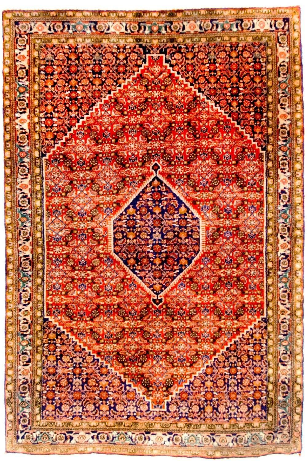 Perzisch tapijt - Bijar - Koninklijk - 174 x 115 cm - rood