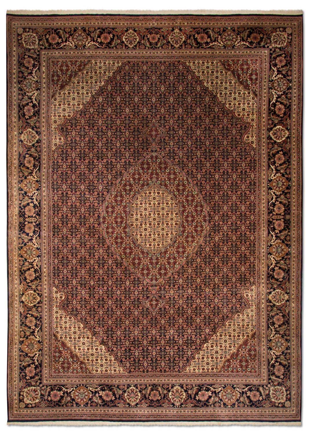 Perzisch tapijt - Tabriz - Royal - 353 x 252 cm - donkerblauw