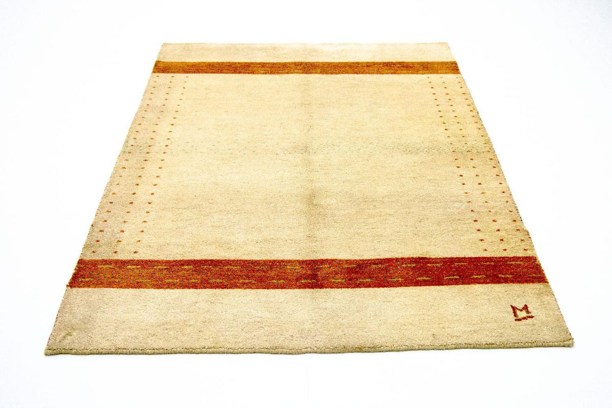 Gabbeh tapijt - Indus - 195 x 139 cm - beige