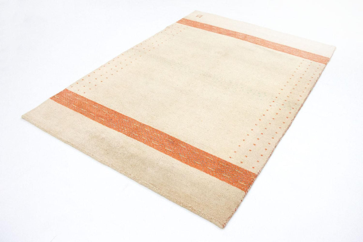 Gabbeh tapijt - Indus - 195 x 139 cm - beige