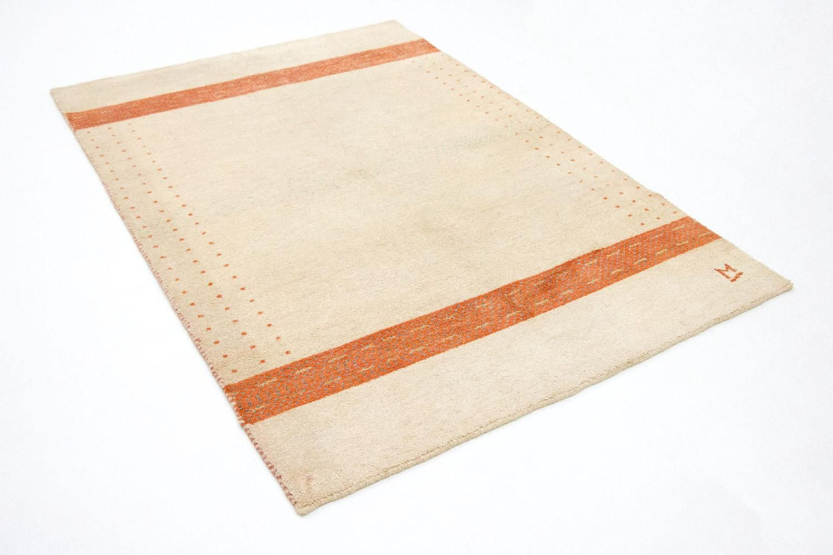 Gabbeh tapijt - Indus - 195 x 139 cm - beige