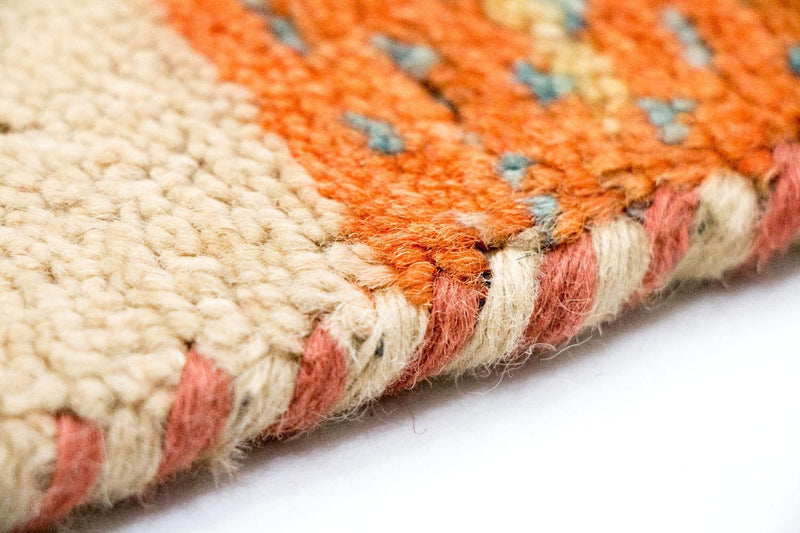 Gabbeh tapijt - Indus - 195 x 139 cm - beige