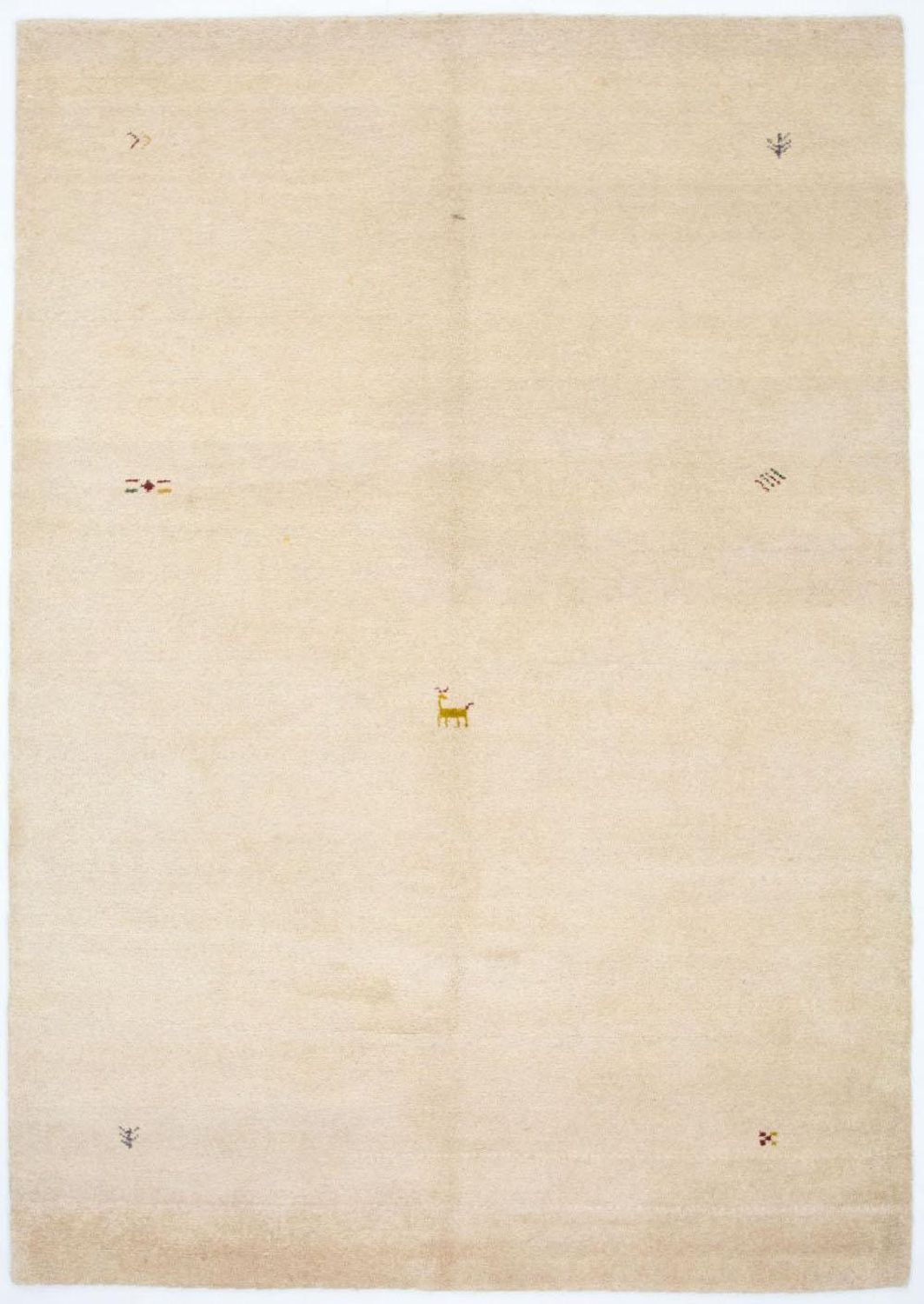 Gabbeh tapijt - Indus - 246 x 170 cm - beige