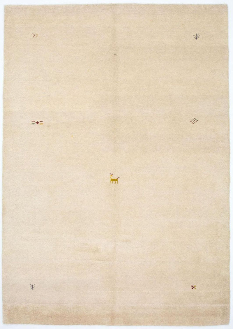 Gabbeh tapijt - Indus - 246 x 170 cm - beige