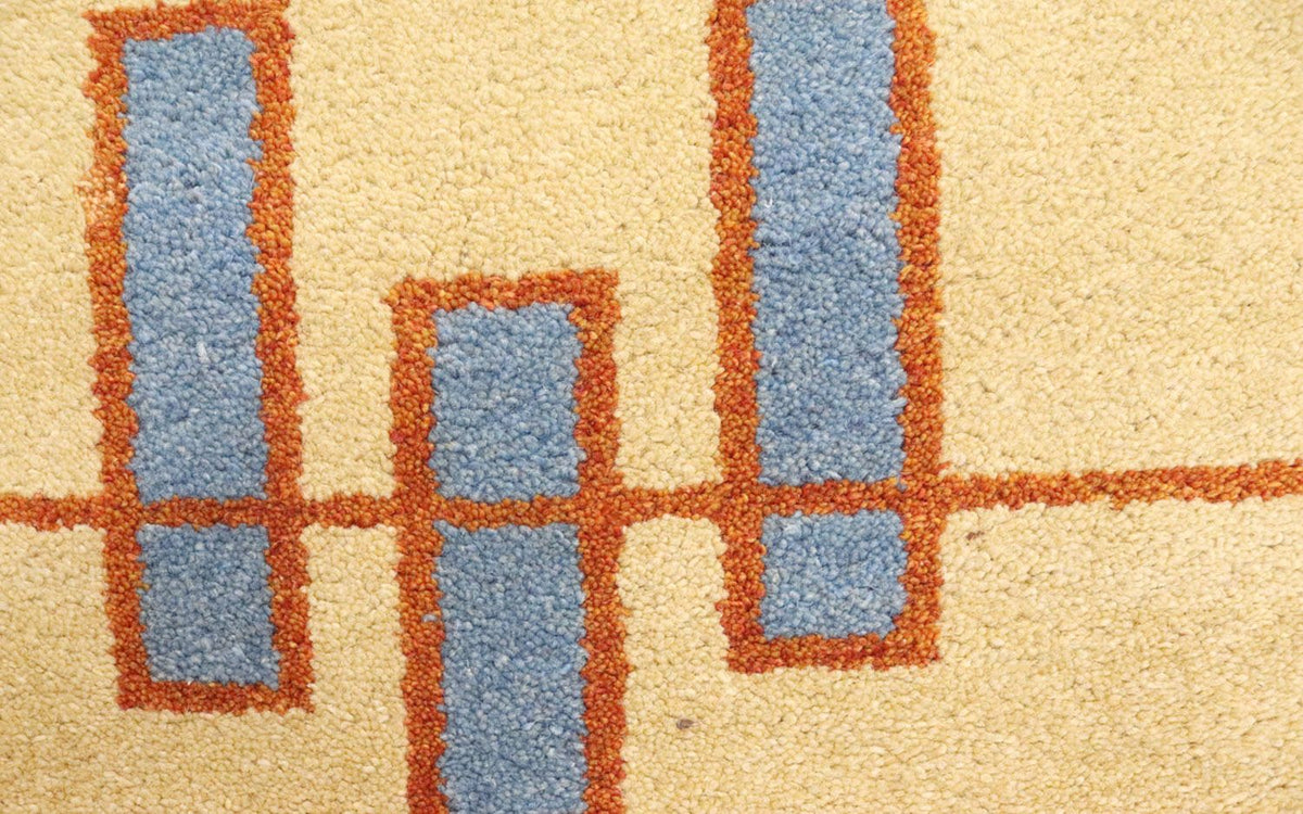 Loper Gabbeh tapijt - Indus - 298 x 80 cm - beige