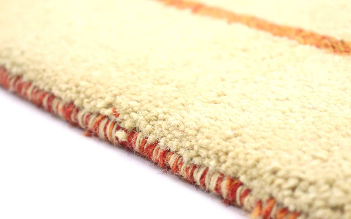 Loper Gabbeh tapijt - Indus - 298 x 80 cm - beige