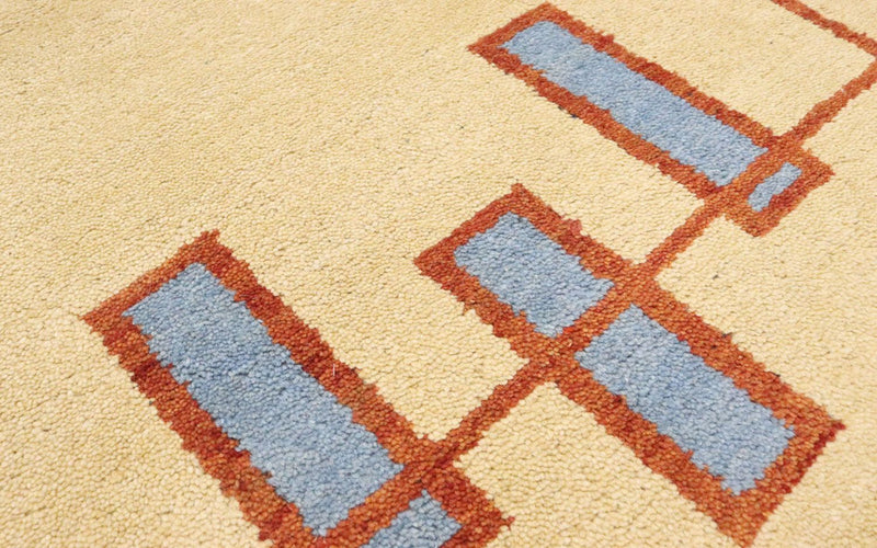 Loper Gabbeh tapijt - Indus - 294 x 80 cm - beige