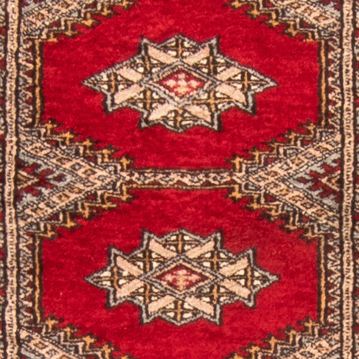 Loper Pakistaans tapijt - 247 x 83 cm - donkerrood