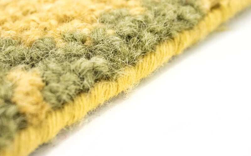 Wollen tapijt - 243 x 152 cm - geel