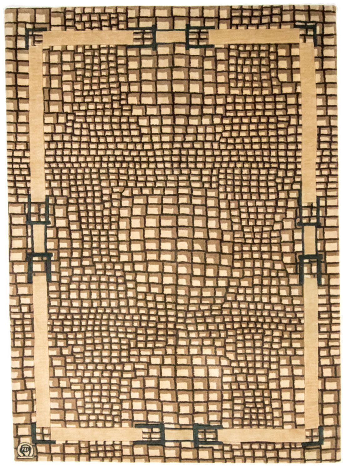 Wollen tapijt - 243 x 170 cm - veelkleurig