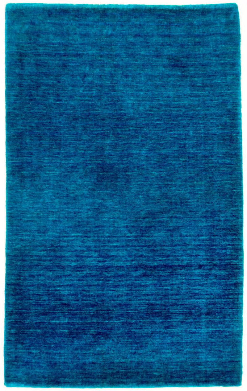 Loper Wollen tapijt - 180 x 107 cm - blauw