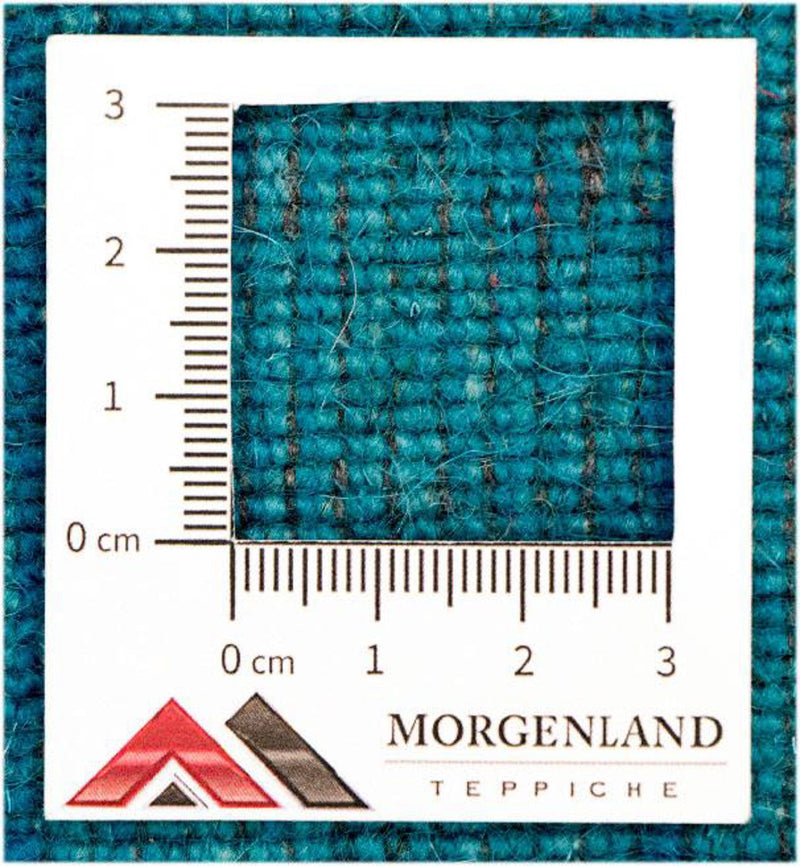 Loper Wollen tapijt - 180 x 107 cm - blauw