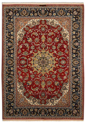 Perzisch tapijt - Isfahan - Premium - 224 x 157 cm - rood