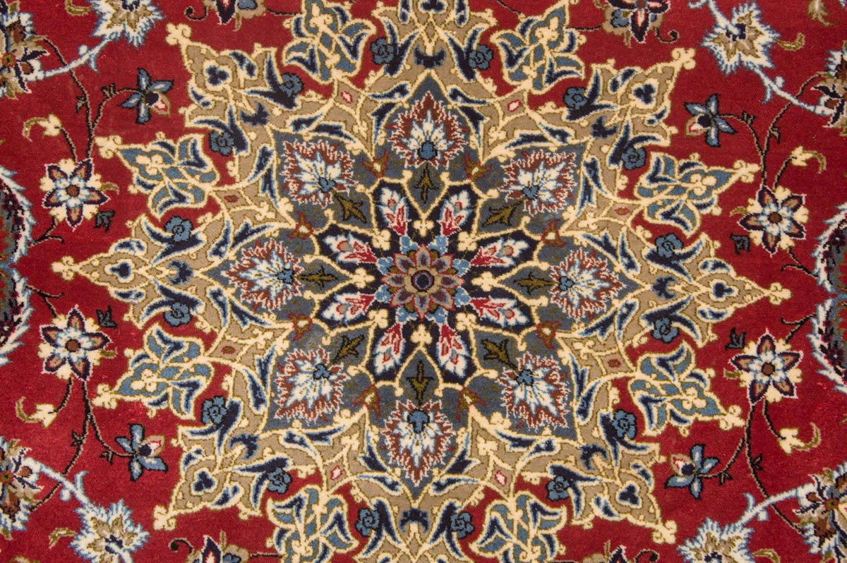 Perzisch tapijt - Isfahan - Premium - 224 x 157 cm - rood