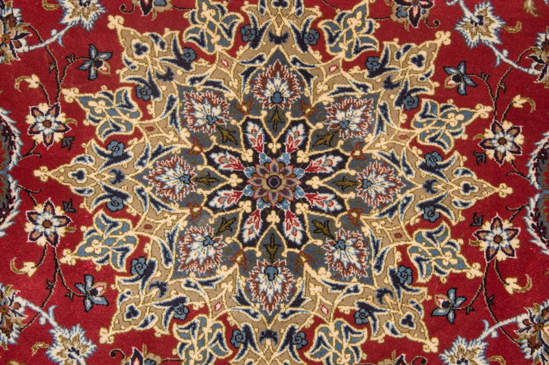 Perzisch tapijt - Isfahan - Premium - 224 x 157 cm - rood