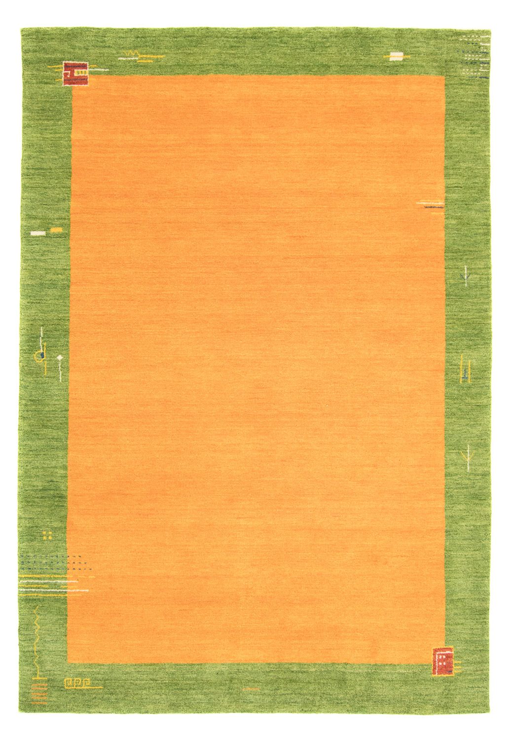 Gabbeh tapijt - Indus - 300 x 250 cm - oranje