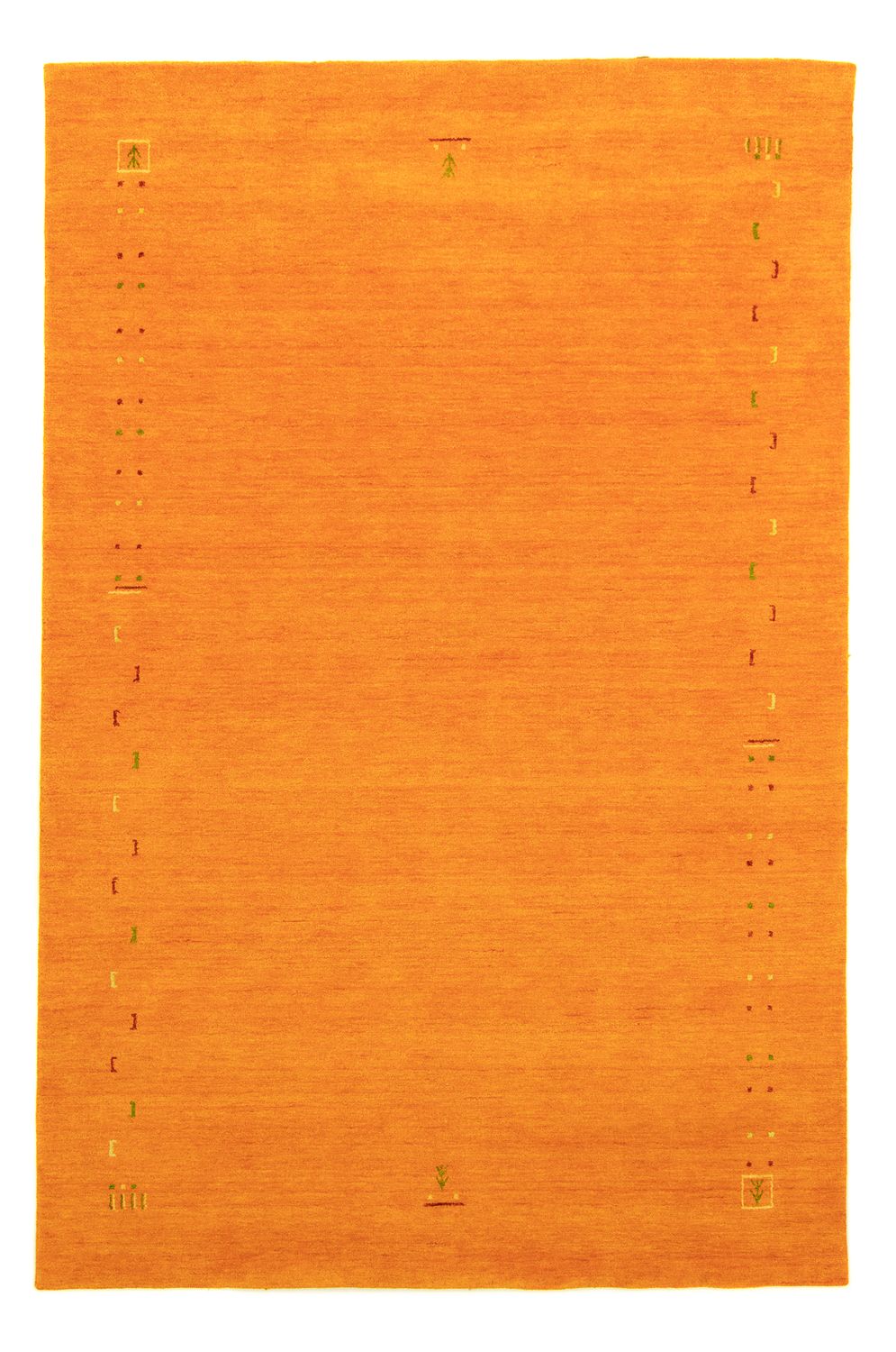Gabbeh tapijt - Indus vierkant  - 200 x 200 cm - oranje
