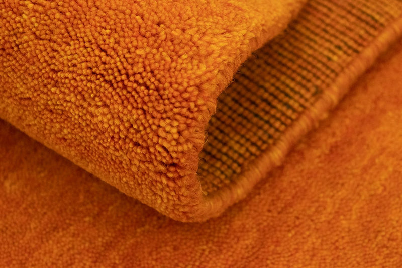 Gabbeh tapijt - Indus rond  - 200 x 200 cm - oranje