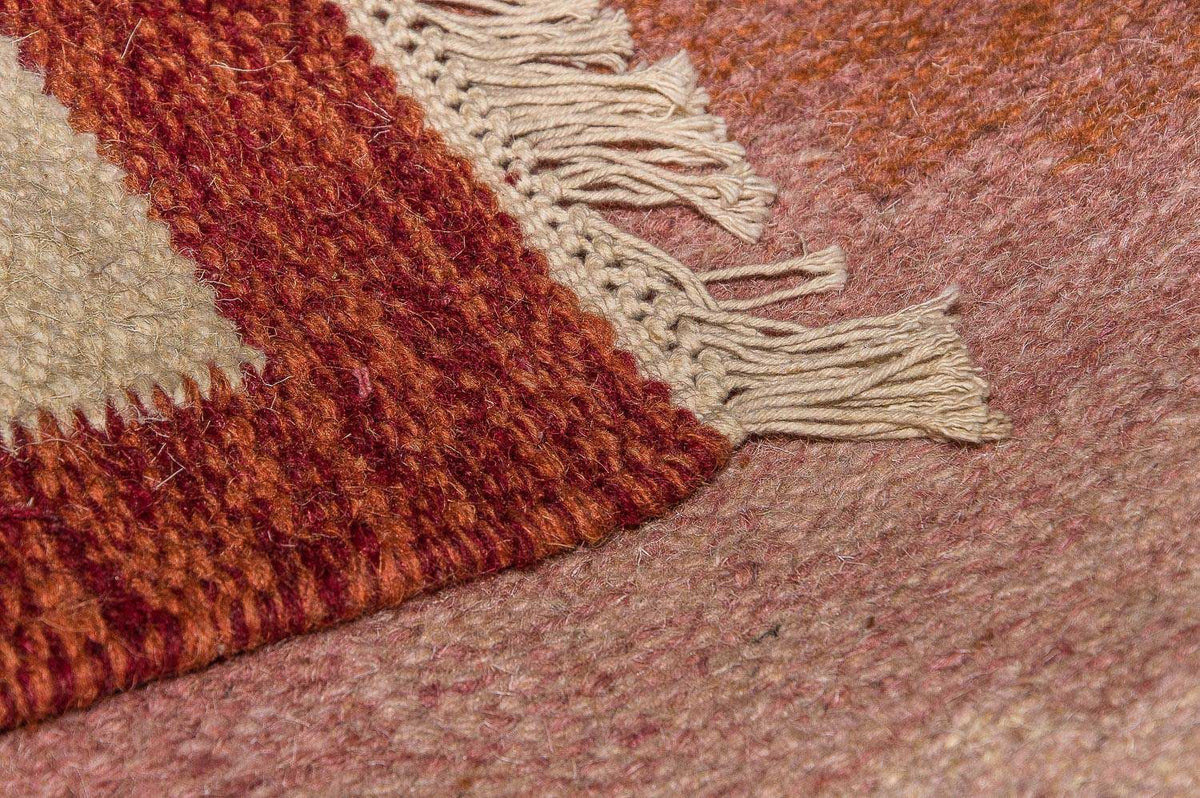 Kelim tapijt - Trendy - 200 x 140 cm - oranje