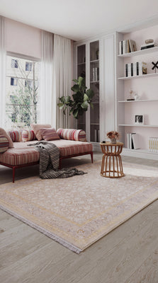 Oosters geweven tapijt - Bahar - rechthoekig