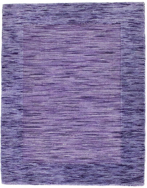 Wollen tapijt - 90 x 60 cm - paars