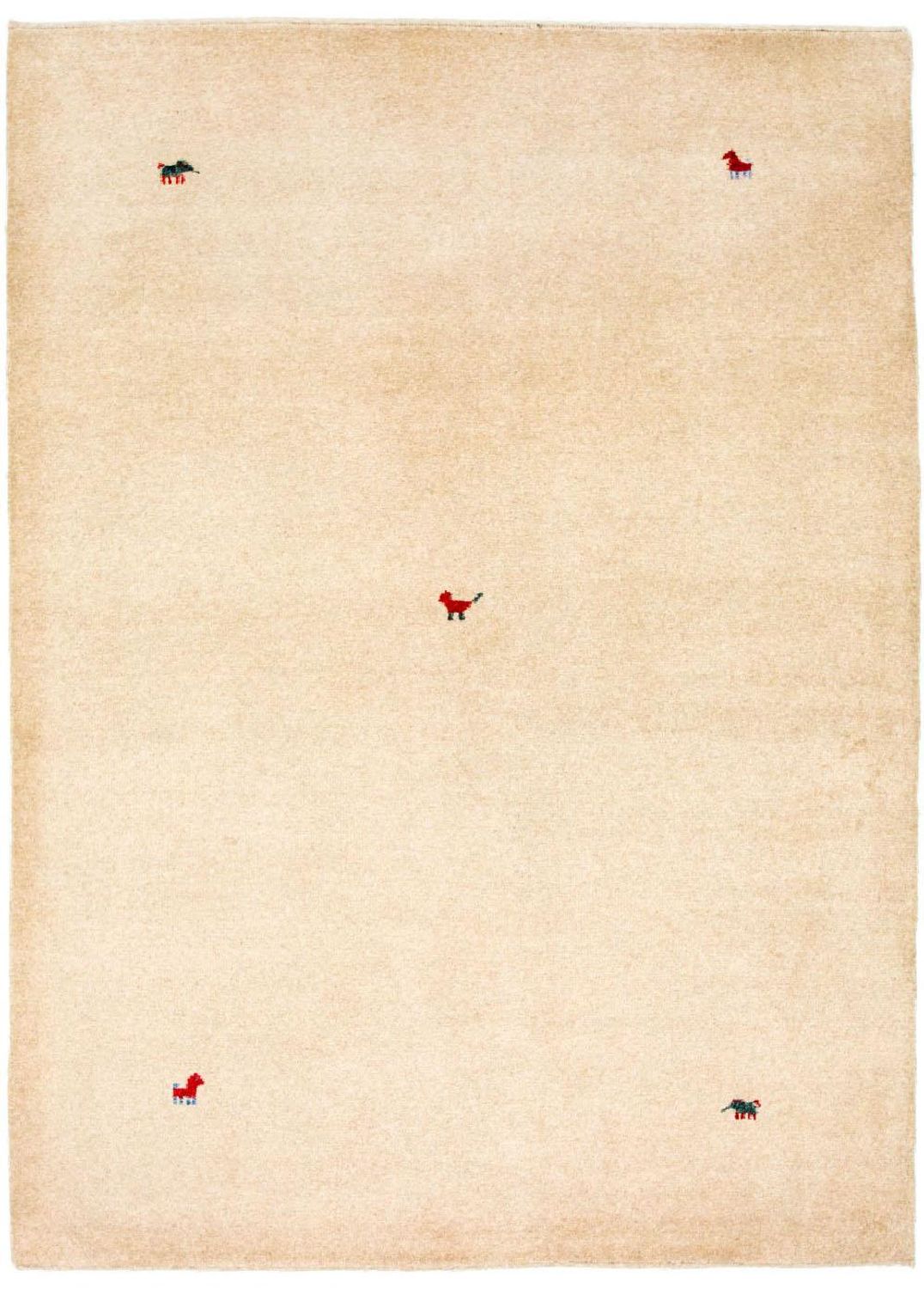 Gabbeh tapijt - Indus - 200 x 140 cm - beige