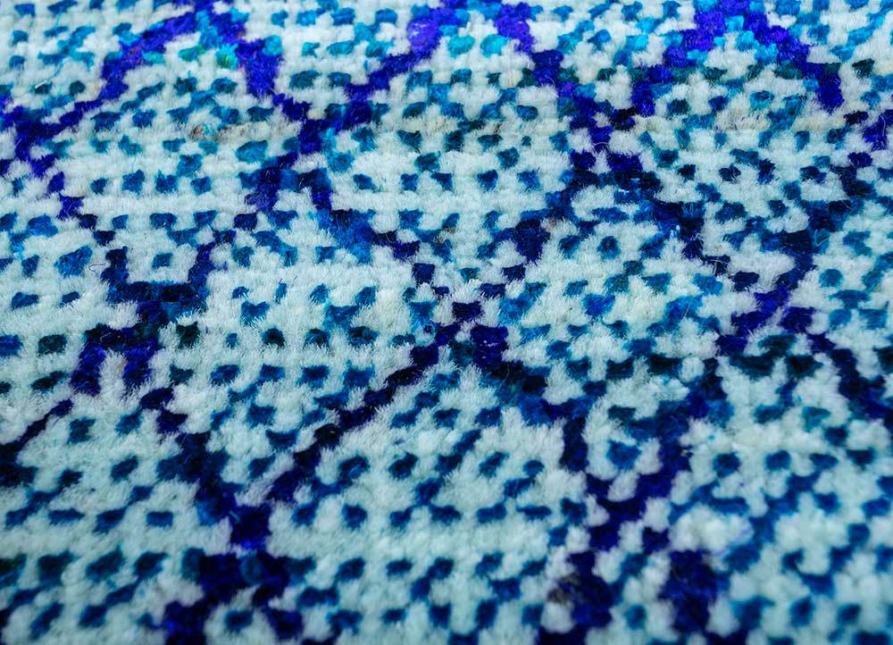 Wollen tapijt - 300 x 240 cm - lichtblauw