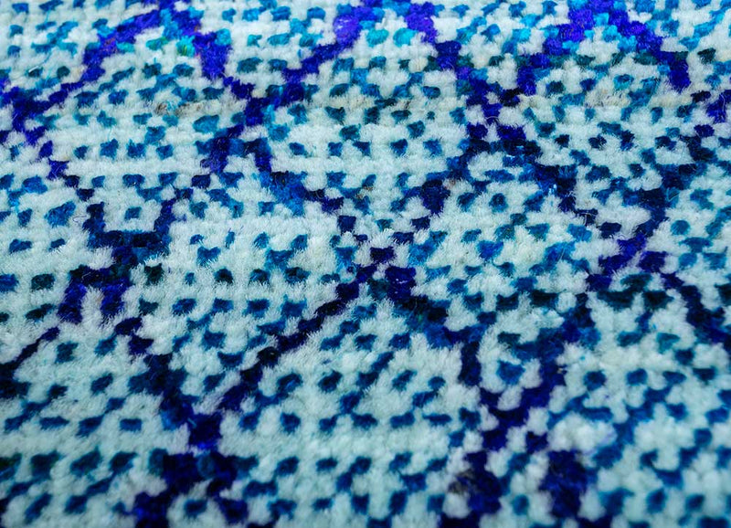 Wollen tapijt - 300 x 240 cm - lichtblauw