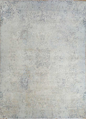 Wollen tapijt - 298 x 235 cm - zilver