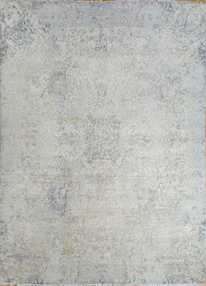 Wollen tapijt - 298 x 235 cm - zilver