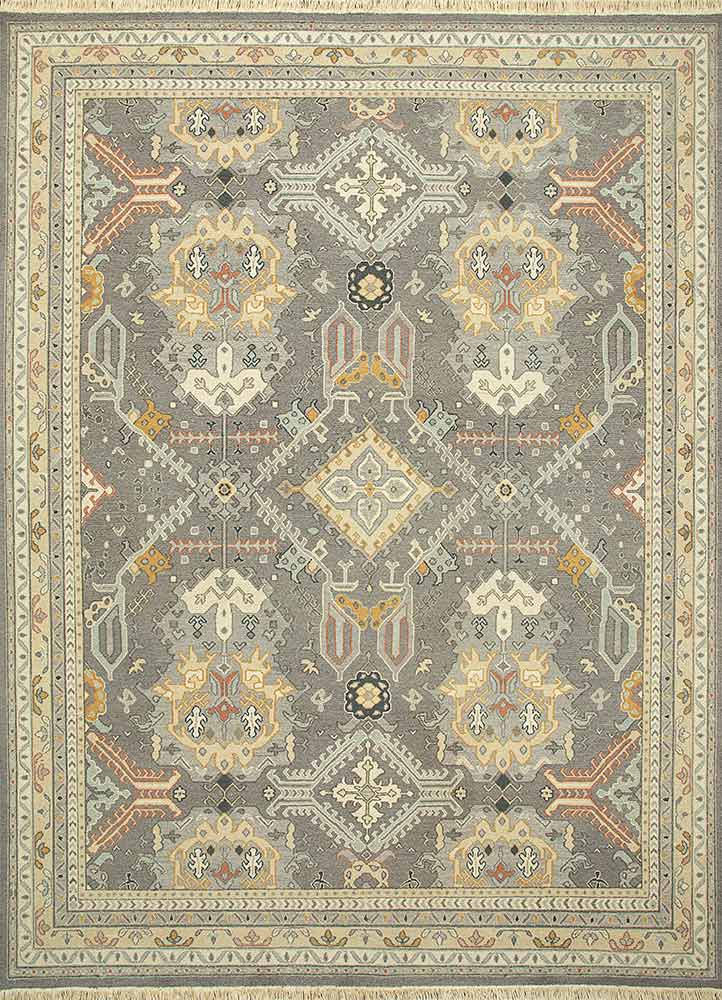 Wollen tapijt - 90 x 60 cm - olijfgroen