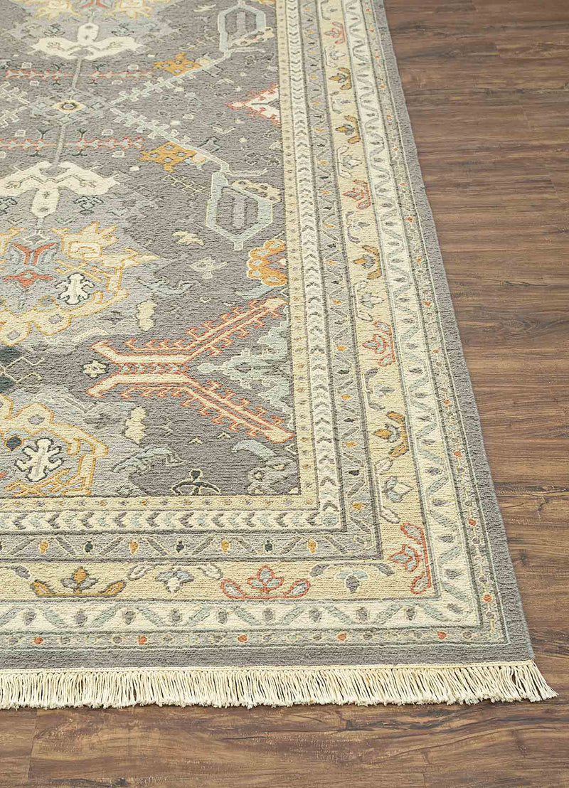 Wollen tapijt - 90 x 60 cm - olijfgroen