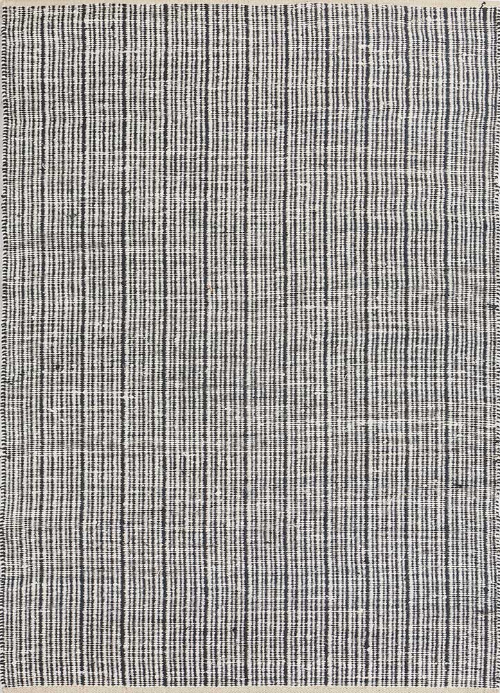 Sisal tapijt - 240 x 150 cm - zwart en wit