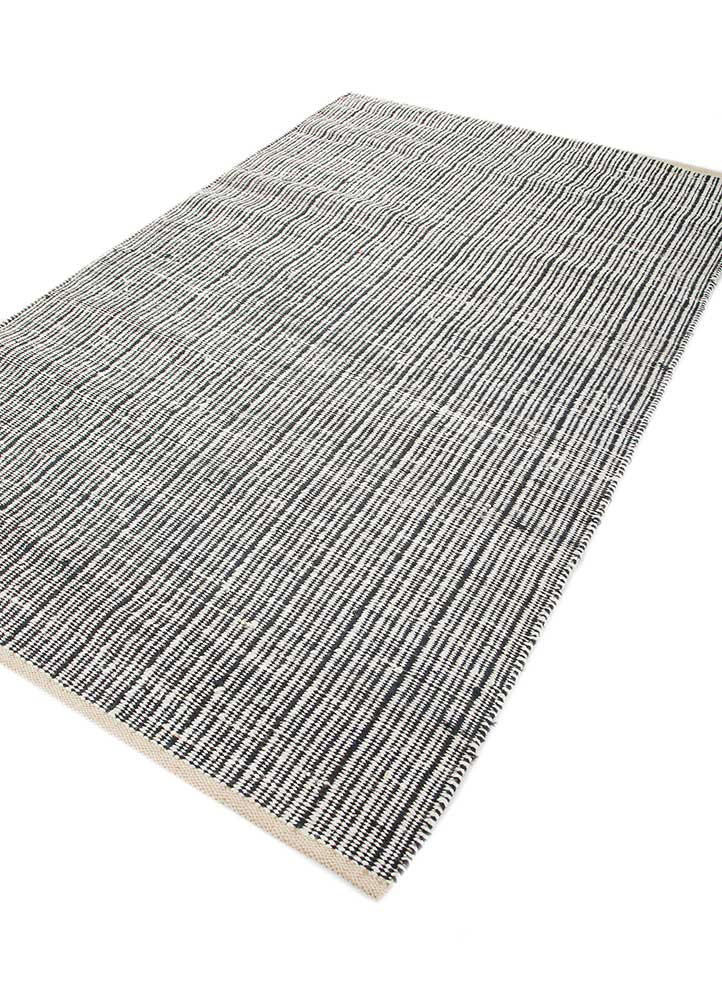 Sisal tapijt - 240 x 150 cm - zwart en wit