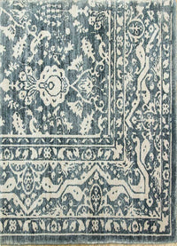 Viscose tapijt - 90 x 60 cm - mintgroen
