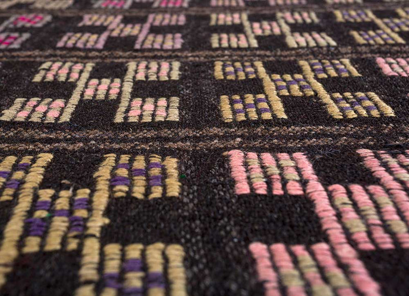 Wollen tapijt - 228 x 120 cm - paars