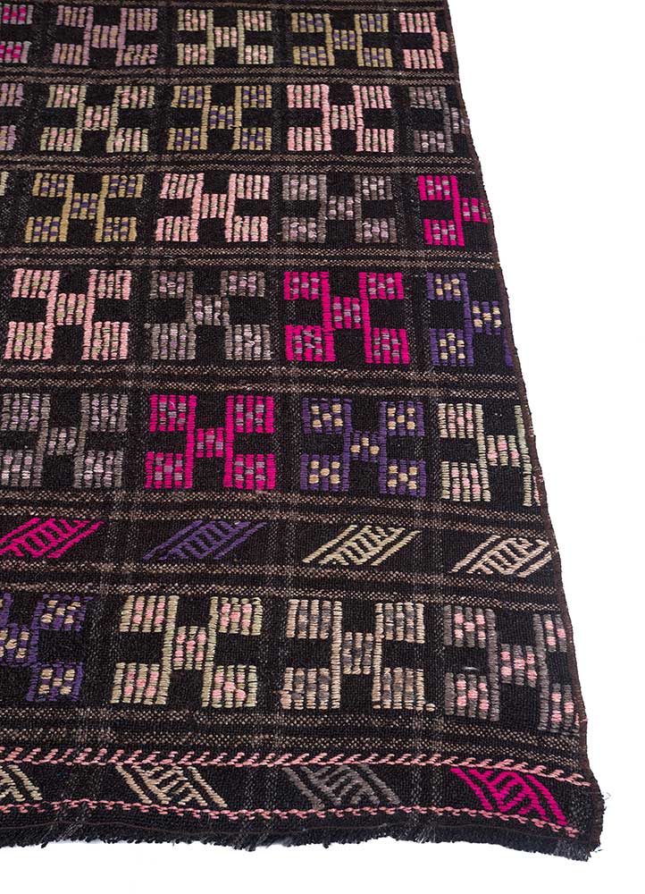 Wollen tapijt - 228 x 120 cm - paars