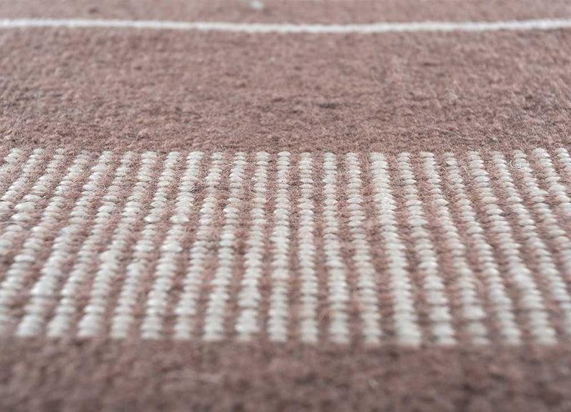 Wollen tapijt - 225 x 150 cm - donker camel